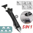 5 в 1 силиконовый инструмент для удаления швов, герметик для отделки, набор гладких скребков, инструменты с швейной лентой, набор пластиковых ручных инструментов, аксессуары