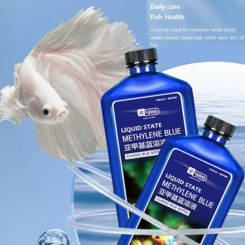 

235 мл Метиленовый синий раствор, декоративные рыбы для удаления белых пятен и заболеваний рыб, лекарство Koi Goldfish Betta