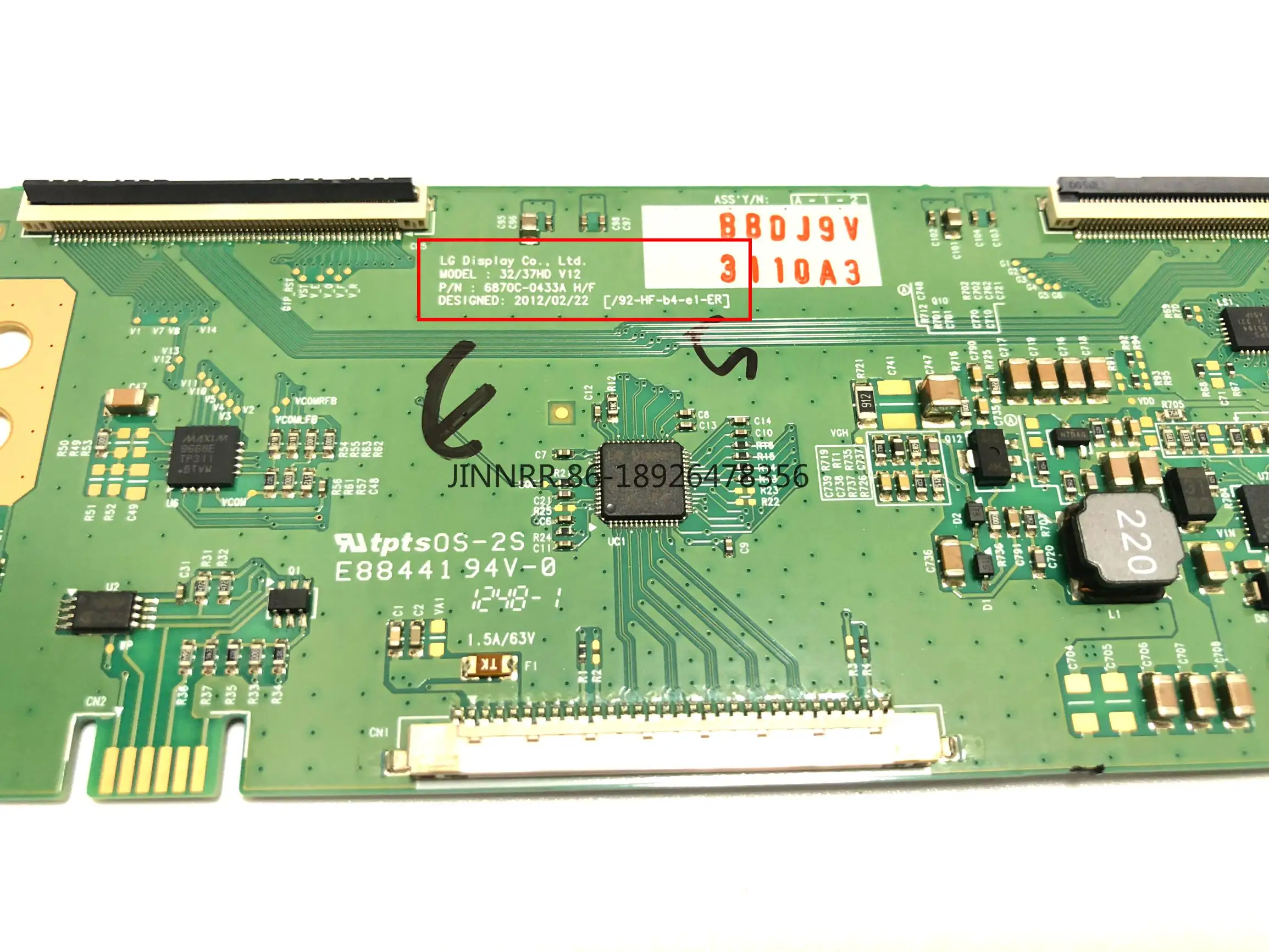 1Pc-10PC TCON Board 6870C-0433A E8844194V-0 T-CON 37E700S Logic LED37R5200PD | Circuits