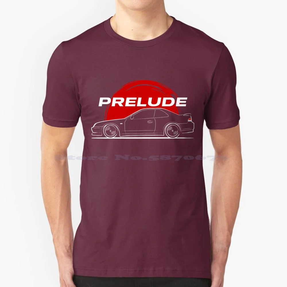 

Prelude Jdm T Shirt 100% Cotton Tee Jdm Civic Integra Type R Prelude Stance Preluve Vti Sir Vtec F22B H22A1