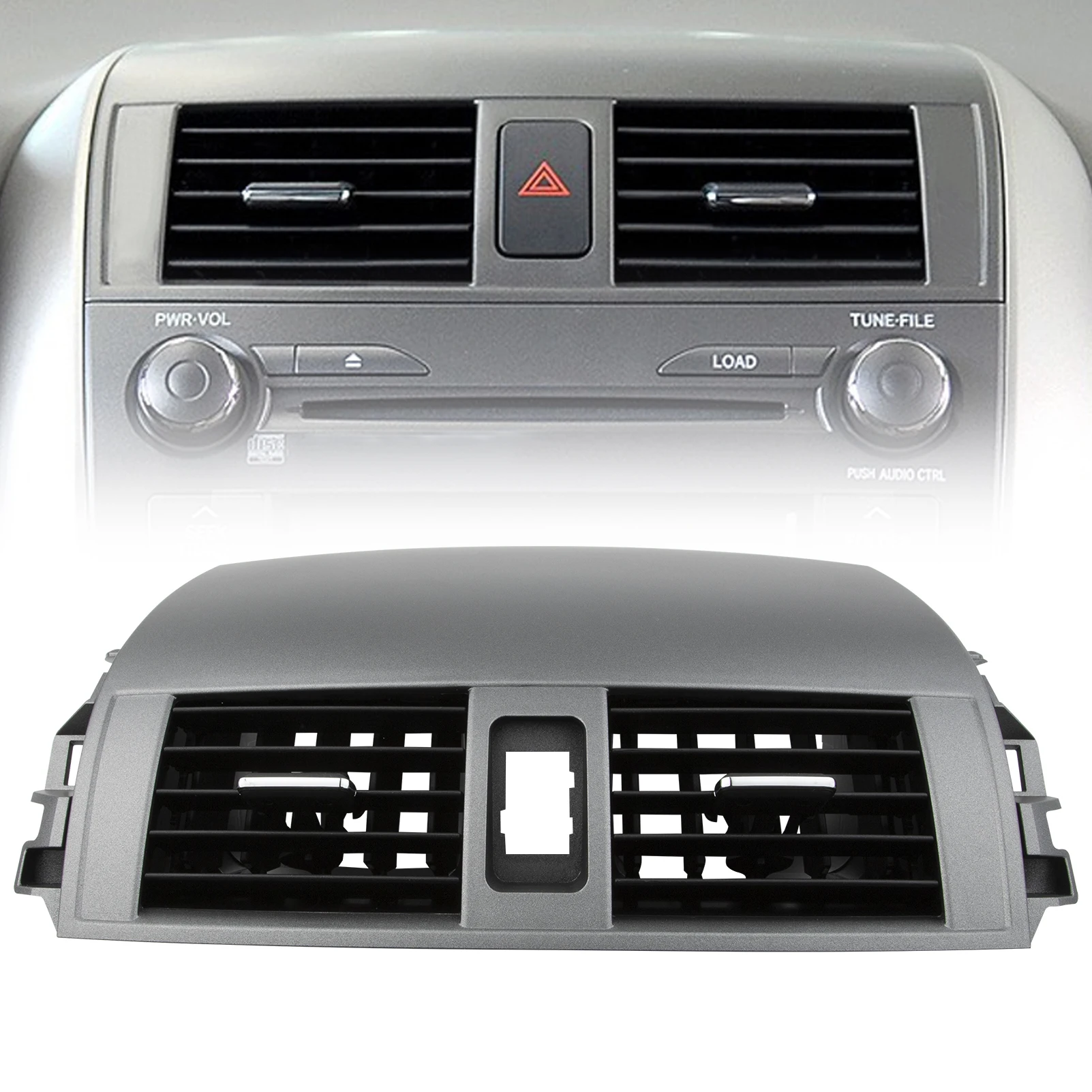 

Car Center Dash A/C Air Vent Panel Upper Bezel Trim For Toyota Corolla 2009-2011 55670-02160 55663-02060
