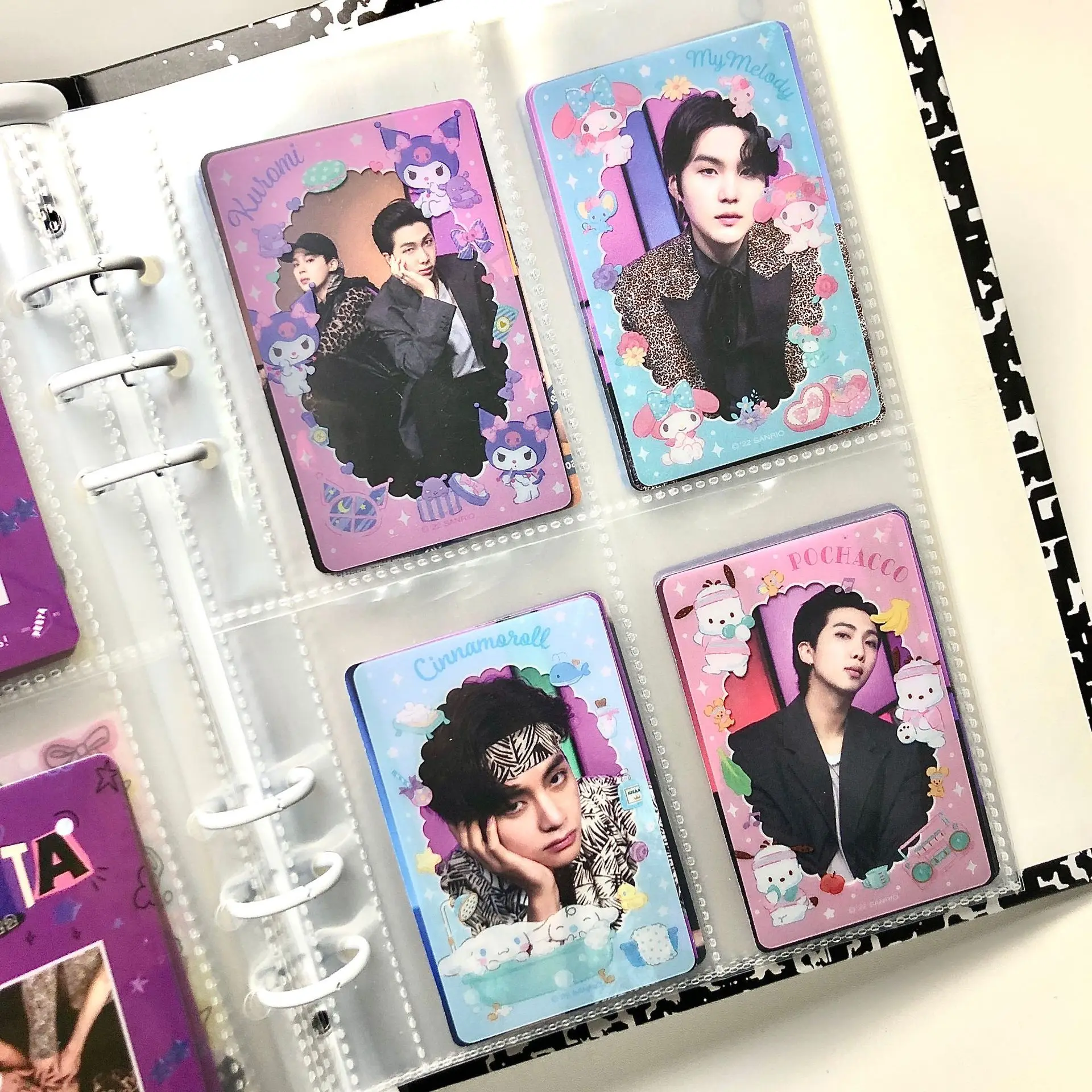 

5 листов/шт Красивая корейская фотография декоративная защитная пленка Kawaii Kpop Idol держатель фотокарт аксессуары Школьные Канцелярские пода...