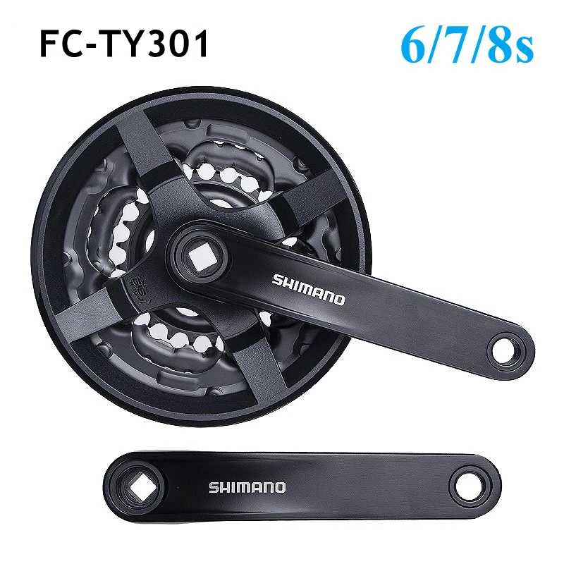 

for SHIMANO FC-TY301 Crankset Mtb Bike 6/7/8 Speed Square Hole Crank 42-34-24T Aluminum Alloy 175mm Philippines Bicycle Parts
