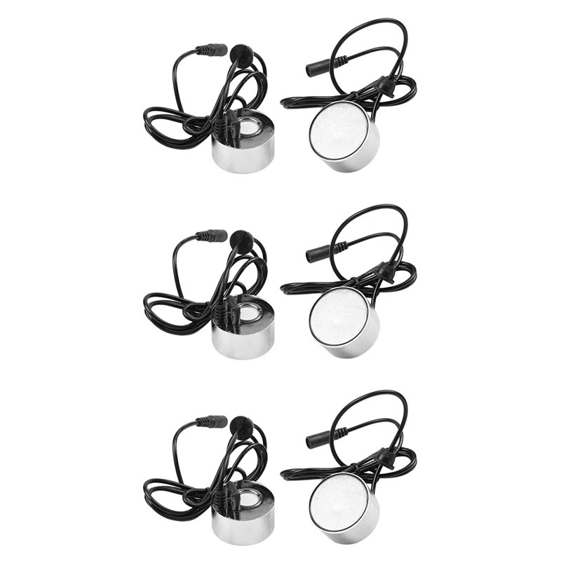 

6Pcs No Plug 45Mm Humidifier Ultrasonic Mist Maker Industrial Incubator 24V Nebulizer Atomizer Head Fogger
