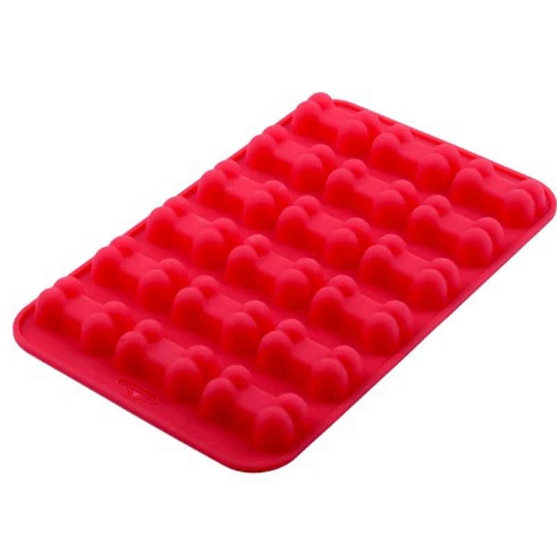 

18 Cavity Silicone Mold Dog Bone Shape Cookie Mould Silicone Baking Mold Biscuits Maker Chocolate Moulds For Kitchen