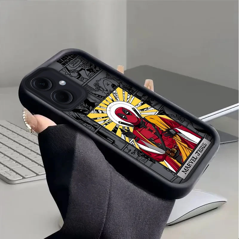 Deadpool Wolverine Phone Case for Xiaomi Redmi Note 13 12 Pro Plus 4G 5G 13C 12C Turbo 11 11S 10 10S 9 10A 10C 9C A2 A1 Cover