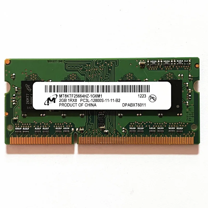 Micron DDR3 2GB 1RX8 PC3L-12800S 1600MHz Память для ноутбука SODIMM