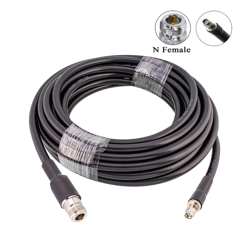 Helium Miner Antenna Cable For LMR400 N Female To RP SMA Male For HNT Bobcat Rak V2miner Sensecap M1Low-loss Coaxial Cable