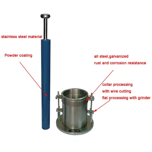 Устройство для уплотнения почвы портативный аппарат грунта молотки и CBR формы