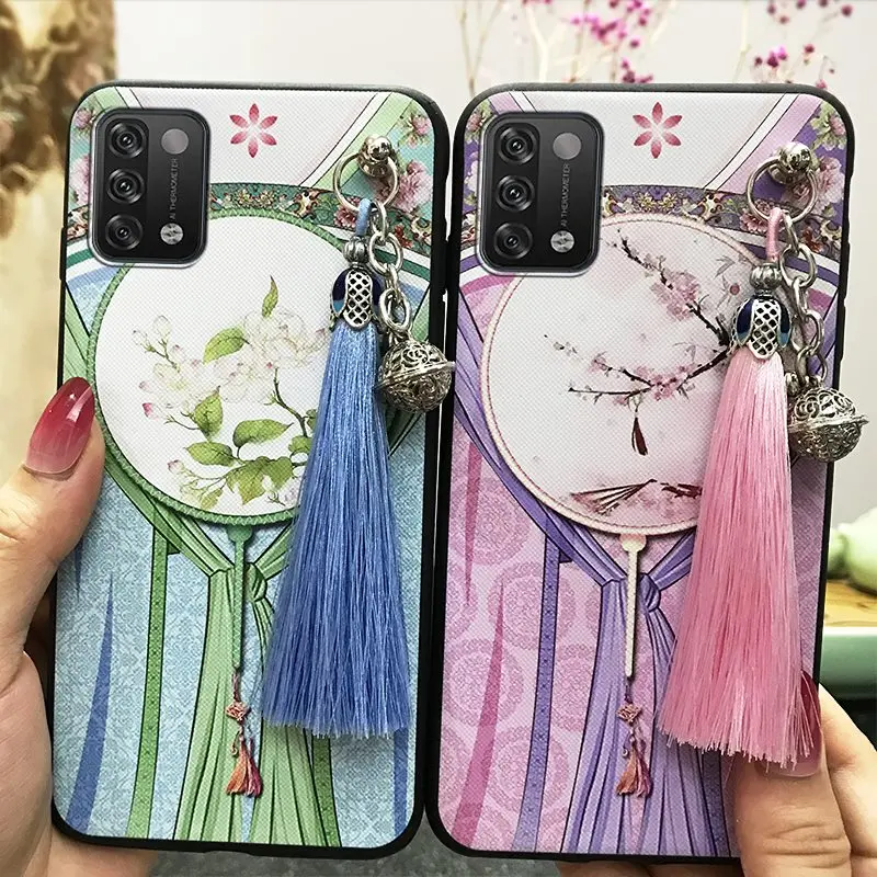 chinese style tassel phone case for umidigi a11 soft case for man silicone soft shockproof free global shipping