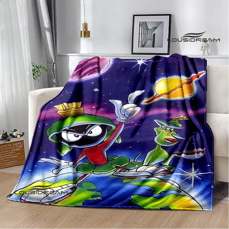 Одеяло детское Фланелевое с мультяшным принтом мягкое и удобное