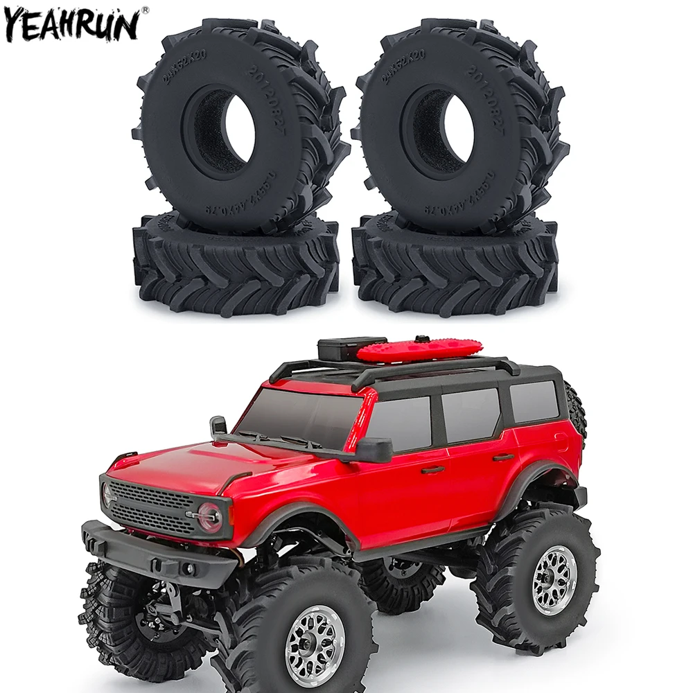 

Резиновые Колесные шины YEAHRUN для радиоуправляемых автомобилей, 4 шт., 1,0 дюйма, 54/62 мм