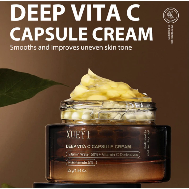 Фото Vc Capsule Collagen Крем против морщин Бренд Глубокое увлажнение Укрепляющий Осветляющий Нежный крем для кожи лица №4