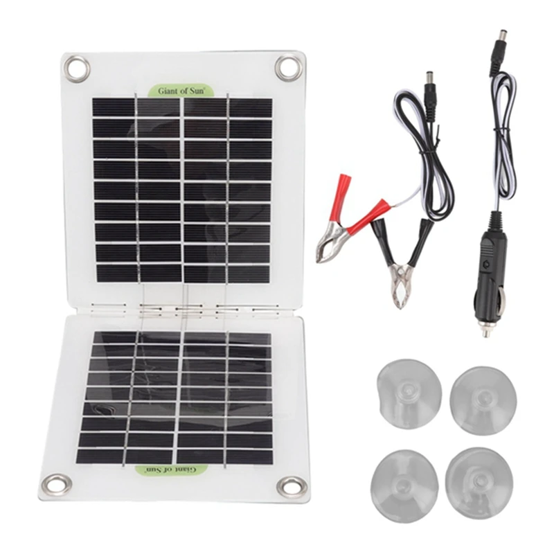 

30W Solar Panel Waterproof Outdoor Hike Camping Portable Folding Solar Phone Charger Plate For Car Yacht Caravan