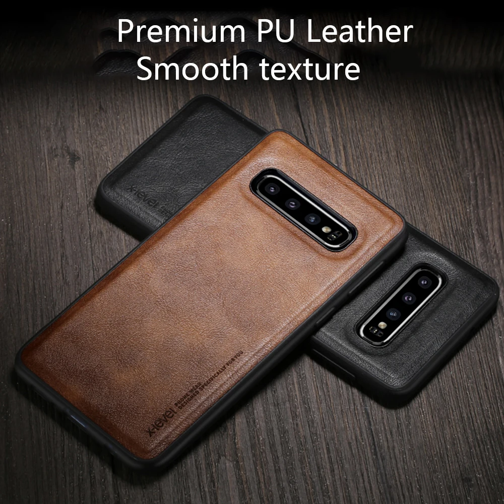 

Premium Leather Ultra Slim Thin Cover Shackproof Case for Samsung Galaxy S10e S9 S10 S20 Plus Note9 Note10 Note20 S21