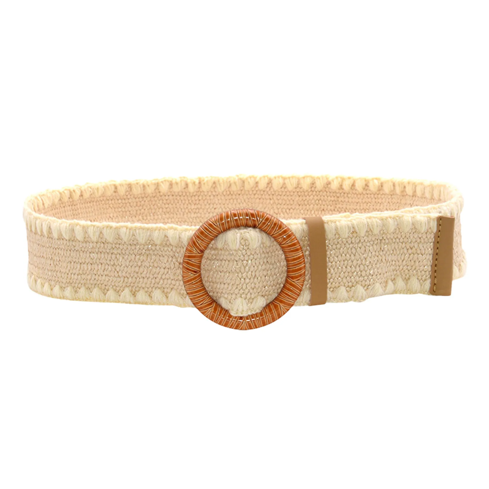 

Belt Women Belt Straw Woven Elastic Stretch Wide Waist Belts For Dresses With Buckle Belt Belts for Women