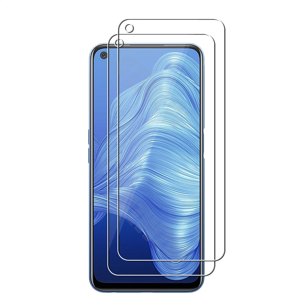 

For Realme 7 5G Explosion Proof 2.5D 0.26mm Tempered Glass Screen Protectors Protective Guard Film HD Clear