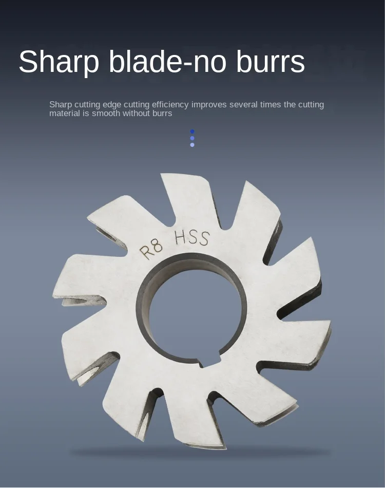 

Фреза из быстрорежущей стали, вогнутая полукруглая трехсторонняя кромка, R-образная фреза, Фрезерный резак R1R2R8R10R20, Деревообрабатывающие инструменты