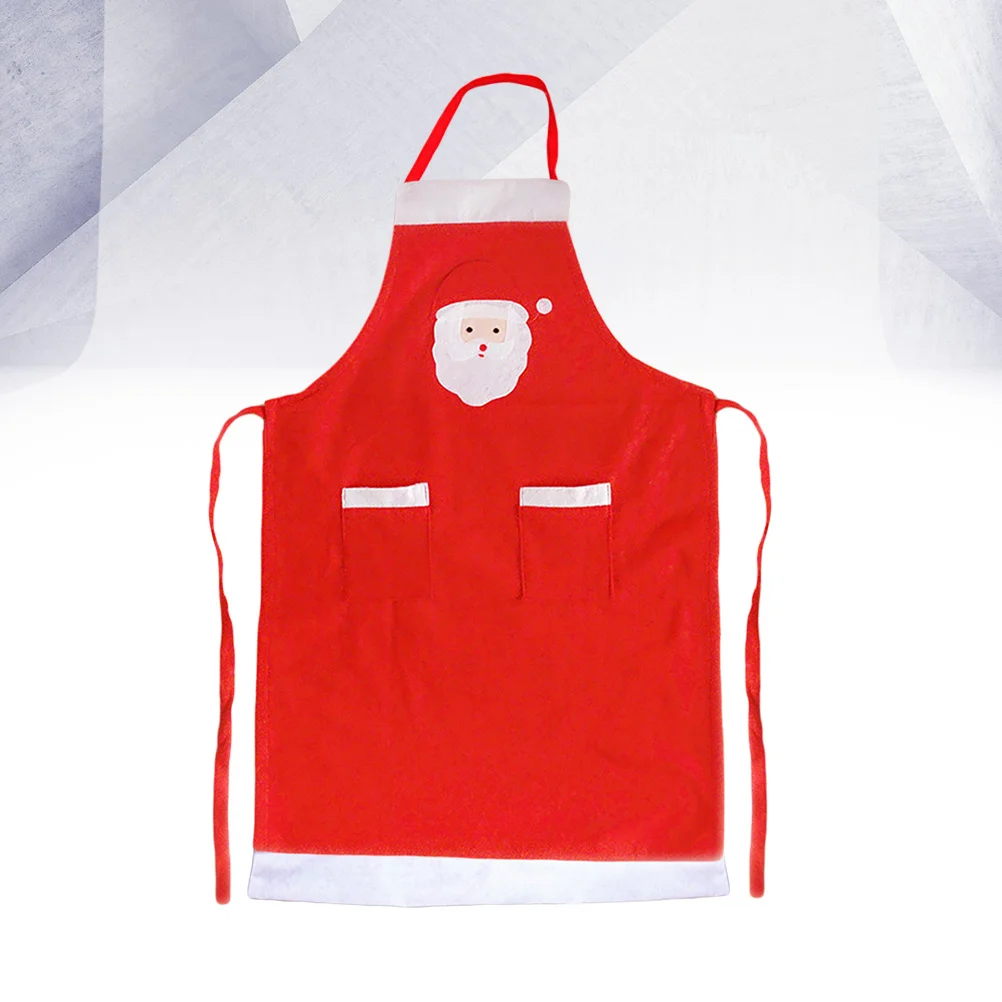 

Apron Aprons Christmas Santa Bib Funny Suit Holiday Outfit Cooking Novelty Party Decorations Cute Fashion Cooks Barbecue Baker