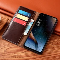 crazy horse genuine leather flip case for samsung galaxy m42 m01 m01s m02s m10s m30s m40s m60s m80s magnetic phone cover