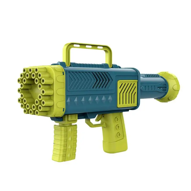 

Automatic Bubble Blower Electric Bubble Blower With Light And Music Automatic 46-Holes Bubble Maker For Kids Battery-Powered