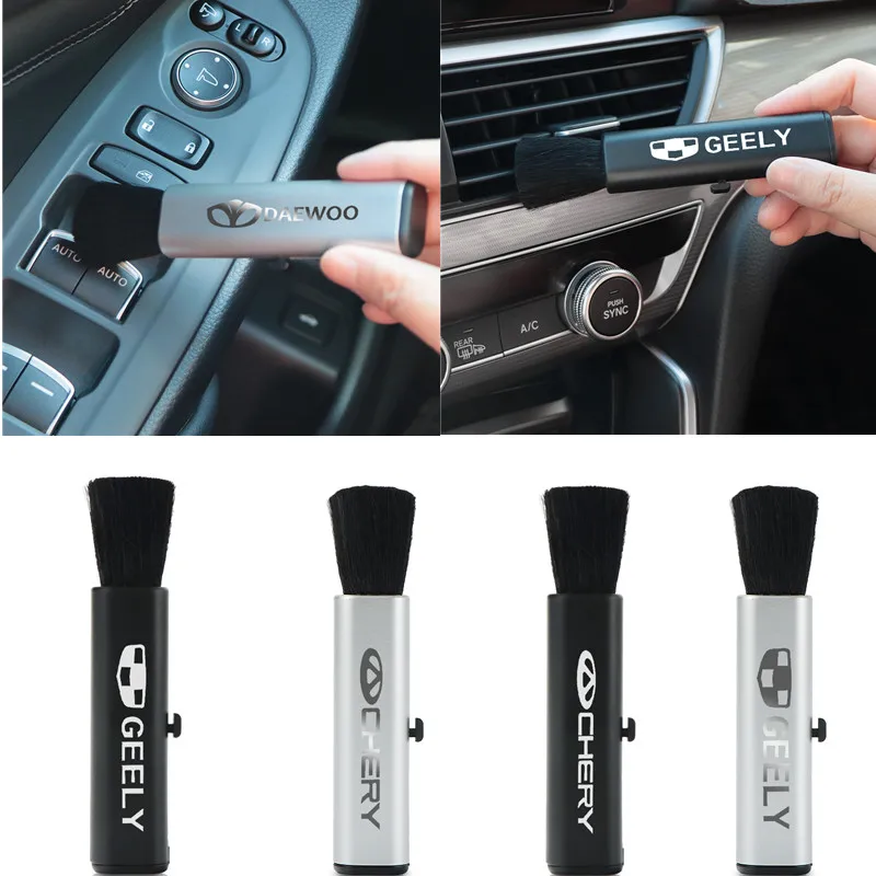 Автомобильный очиститель от пыли выдвижная щетка для чистки воздуховыпускного