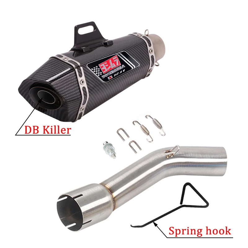 Для YAMAHA FZ1 FZ1N FZ1000 06-2015 Соединительная труба модификация fAK выхлопная мотоцикла