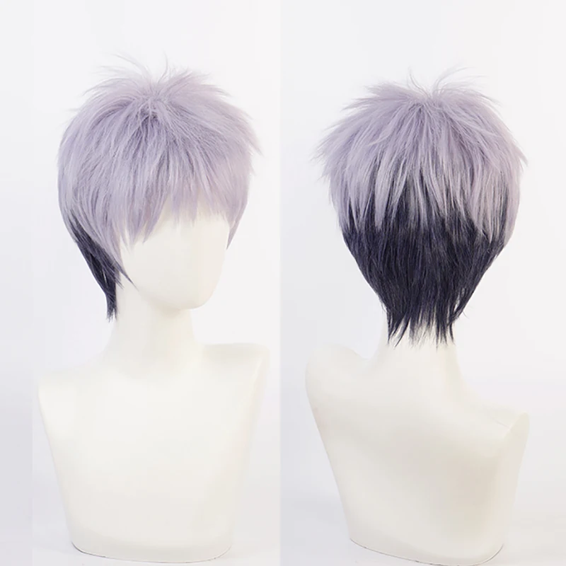 

Парик для косплея аниме Токио, короткие волосы для косплея Такаси мицуя, тепловые синтетические волосы с шапочкой