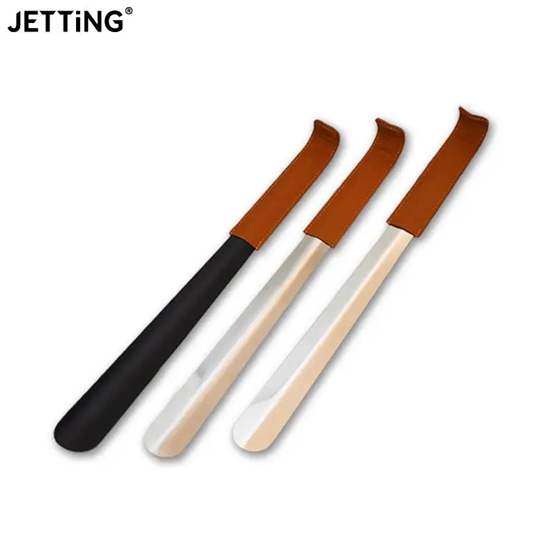 

42cm Extra Long Shoehorn Lazy Shoe Helper Easy Wear Long Handle Shoes Lifter Pull Shoehorn Slip Handle Long Shoehorn With Cover