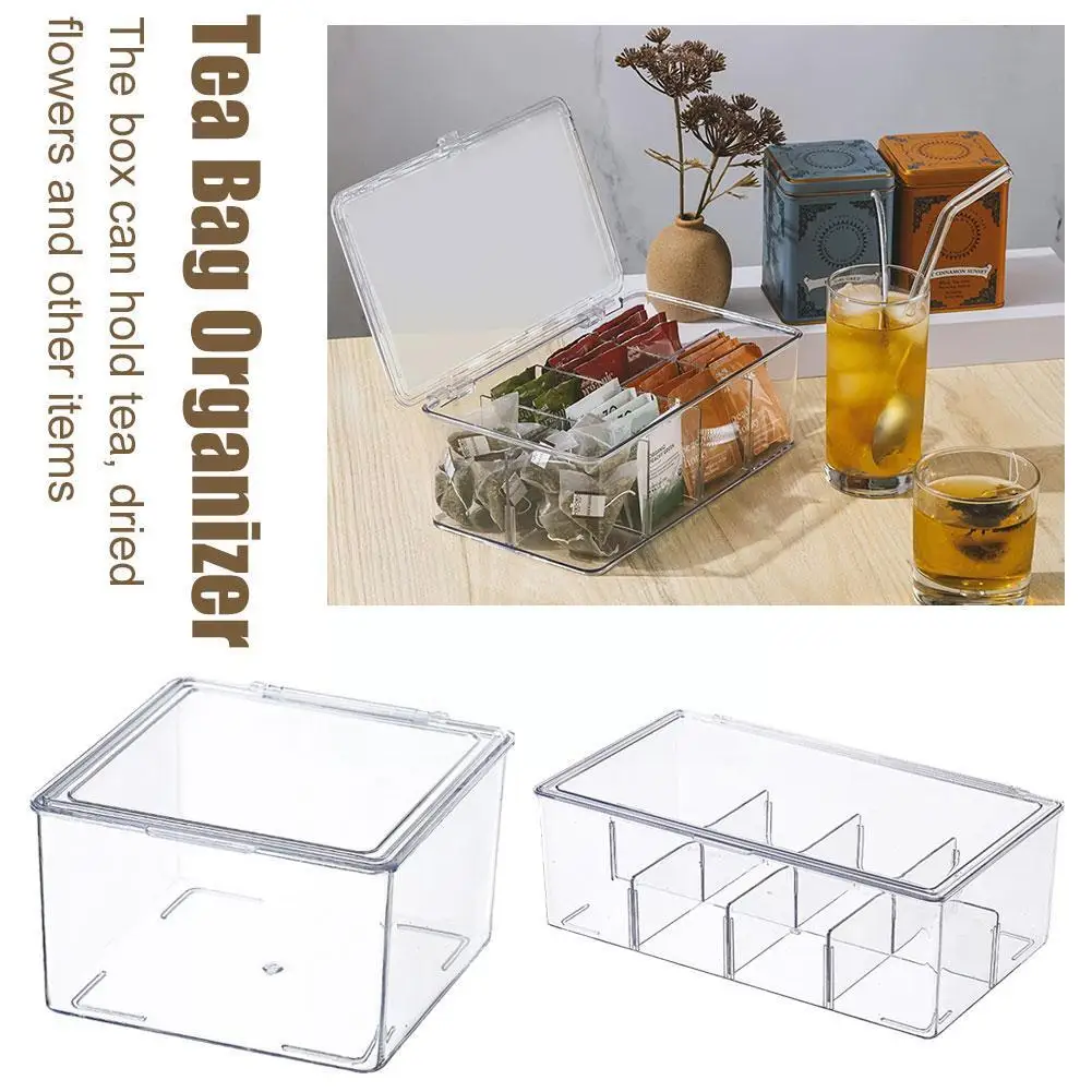

Stackable Disposable Tea Bags Coffee Storage Clear Pantry Organizer For Kitchen Pantry Holds Beverage Bags Packets Condimen S0S0