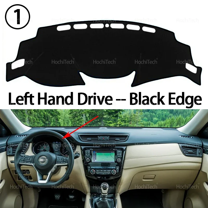 

Чехол на приборную панель автомобиля, коврик для приборной панели для Nissan X-Trail T32 2014-2020, коврик для солнцезащитного козырька, солнцезащитный козырек, нескользящие аксессуары с защитой от УФ-лучей