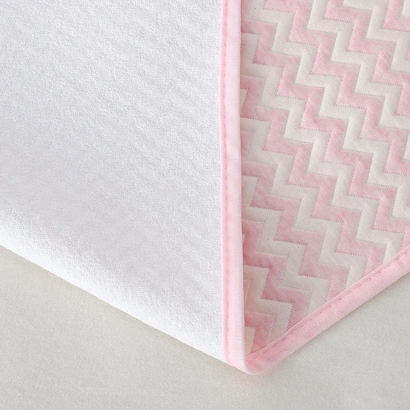 25*35cm Waterproof Baby Diaper Changing Mat Reusable Washable Travel Home Change Pad Portable Nappy Mats Pink/Blue/Brown images - 6
