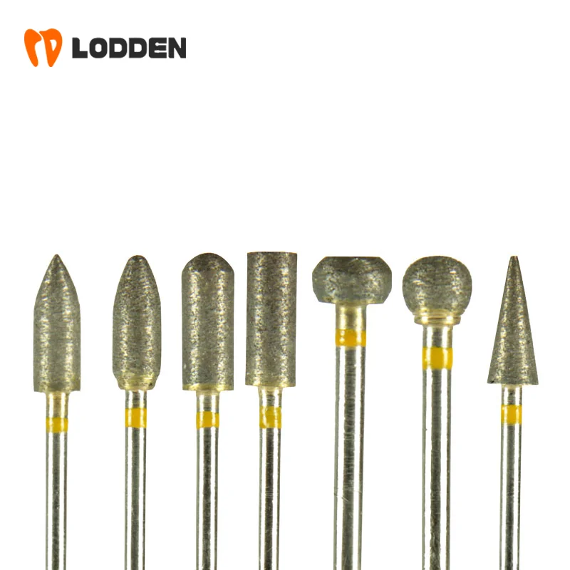 

Dental Lab Tools Fully Sintered Diamond HP Yellow Extra Fine Polisher Grinder for Polishing Trimming 2.35mm Dentistry Drills