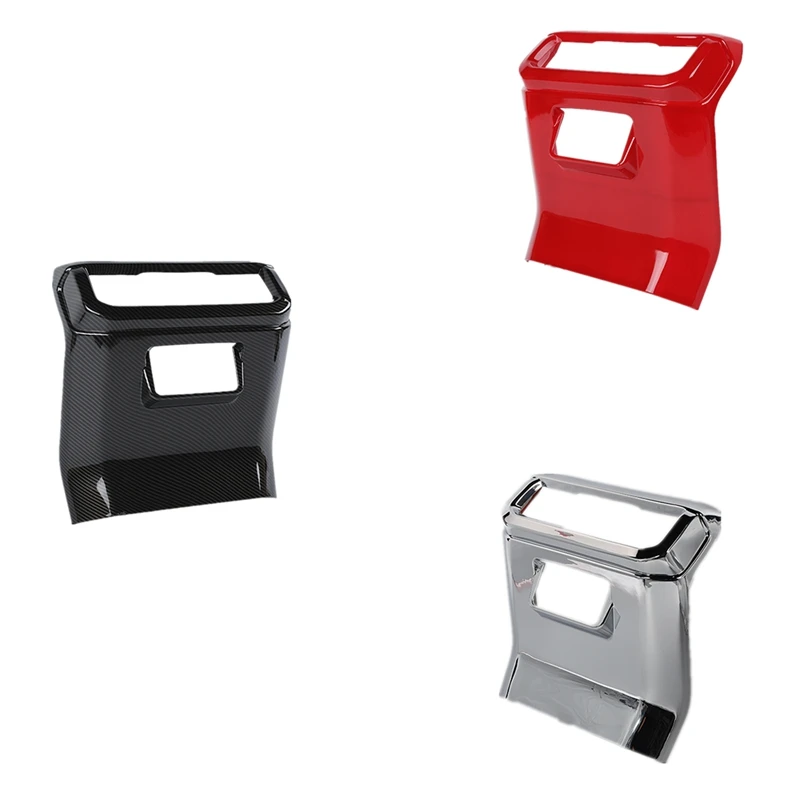Rear Air Conditioner Vent Trim Anti-Kick Panel Cover For Ford F150 2021 2022 Accessories ,ABS