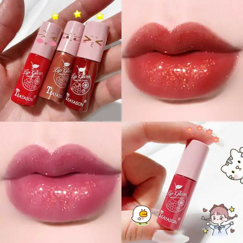 

1 шт. зеркальный жемчужный блеск для губ, водостойкая Стойкая питательная помада, блеск, блеск, тинт для губ, женский макияж, косметический пр...