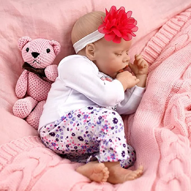 

19" Reborn Doll Kits assembled Lifelike Real Bebe Reborn DIY Painted Doll Kits Lifelike kit reborn nouveau