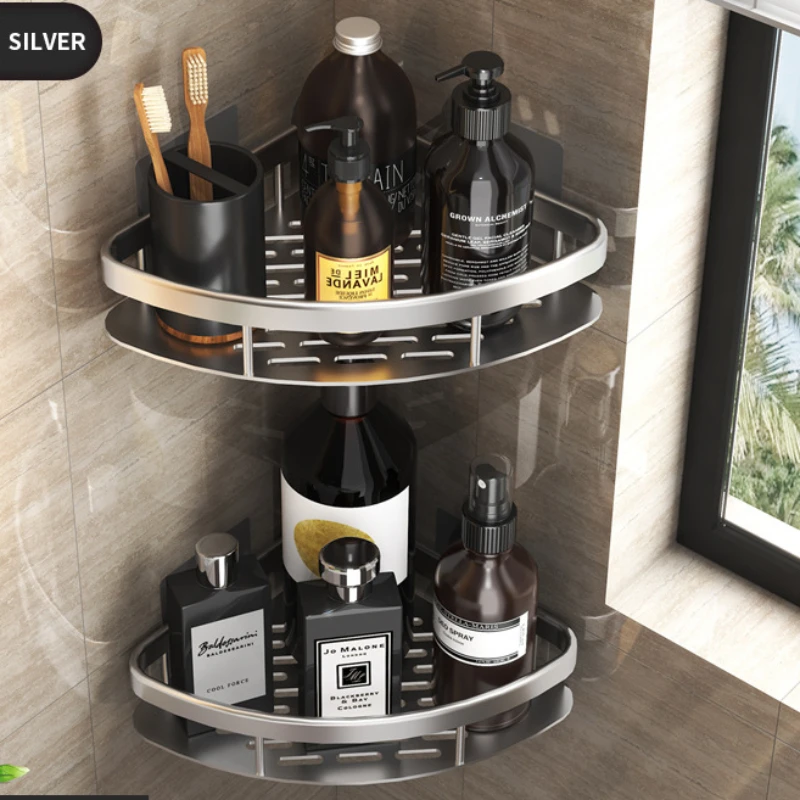 Полка угловая для ванной комнаты без сверления полка хранения в комнате