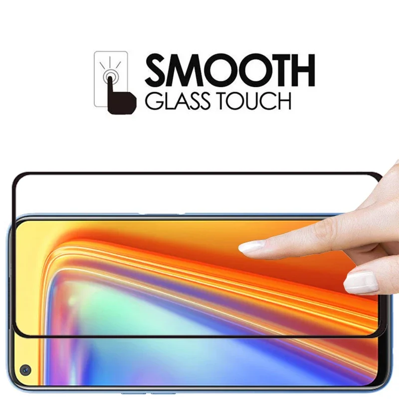 Защитное закаленное стекло для realme 7 4g 5g Защита экрана realme7 realmi7 пленка realmi reame relme