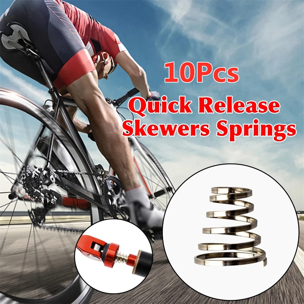 304 Stainless Steel Bike Parts Bicycle Hubs Wheel Skewer Bike Hub Spring Quick-Release Lever Shaft Spring Cycling Hub