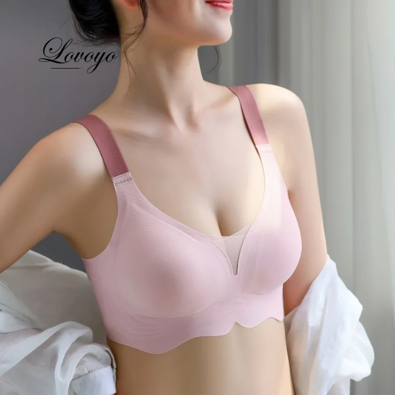 

Бесшовные бюстгальтеры для женщин, бюстгальтер без косточек с полным покрытием, женский бюстгальтер без косточек для сна, Удобное повседневное нижнее белье, бюстгальтер для женщин, нижнее белье