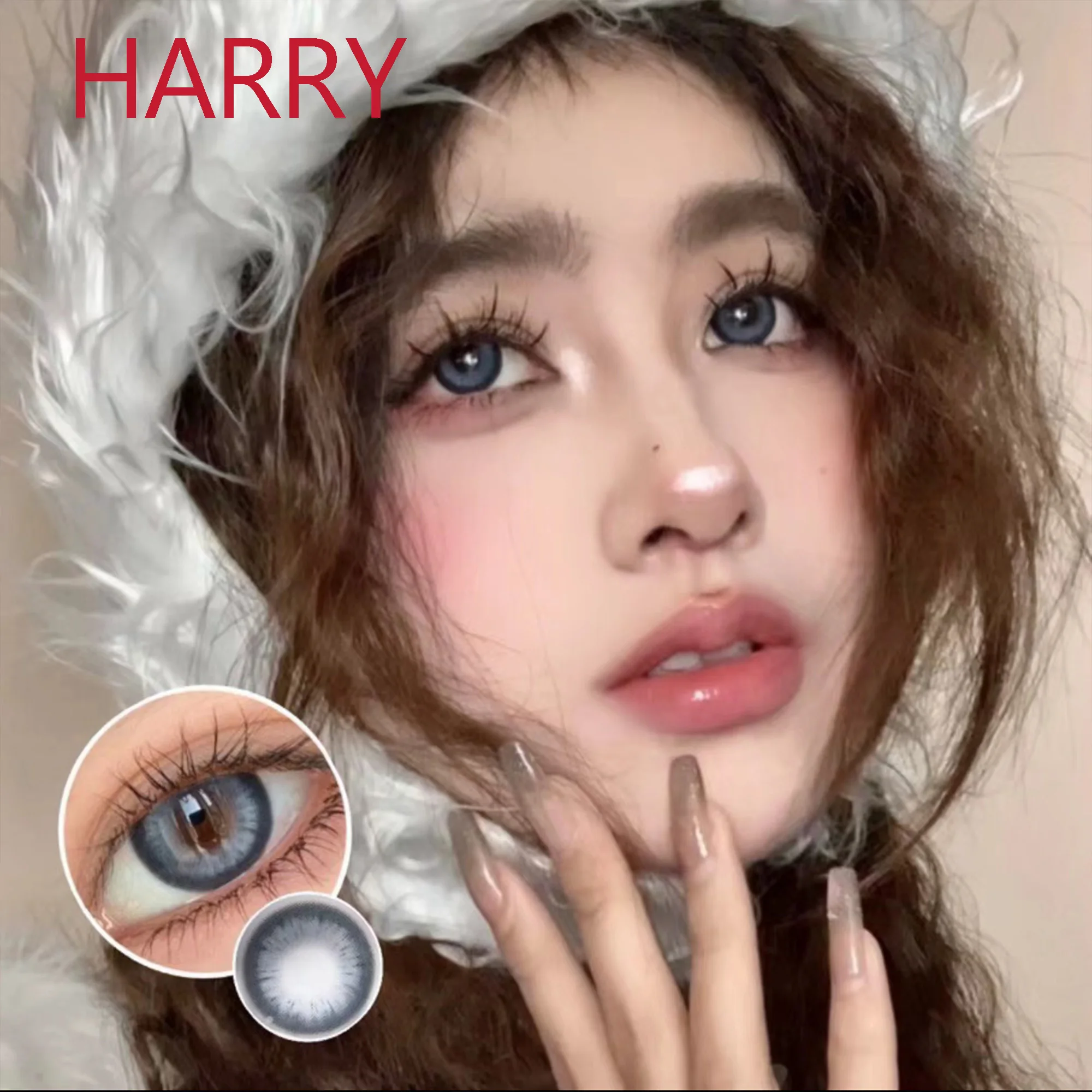 

14.50mm Cosmetic Soft Contact Lenses for Eyes Color Women Men Accessories линзы для глаз цветные Harry