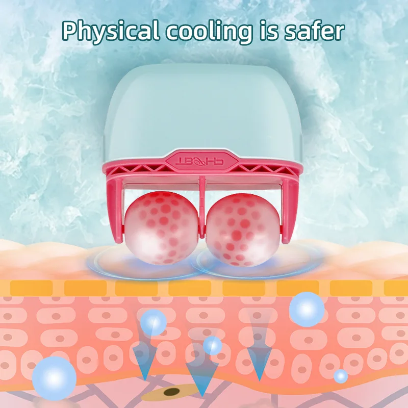 Массажер для лица ледяной ролик экстракт физический массаж сужения пор массажер