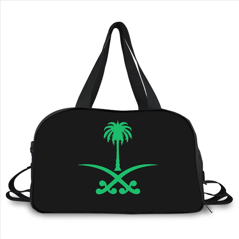 Kingdom Of Saudi Arabia Flag 3D printing fashion trend portable large capacity multi function messenger bag travel bag