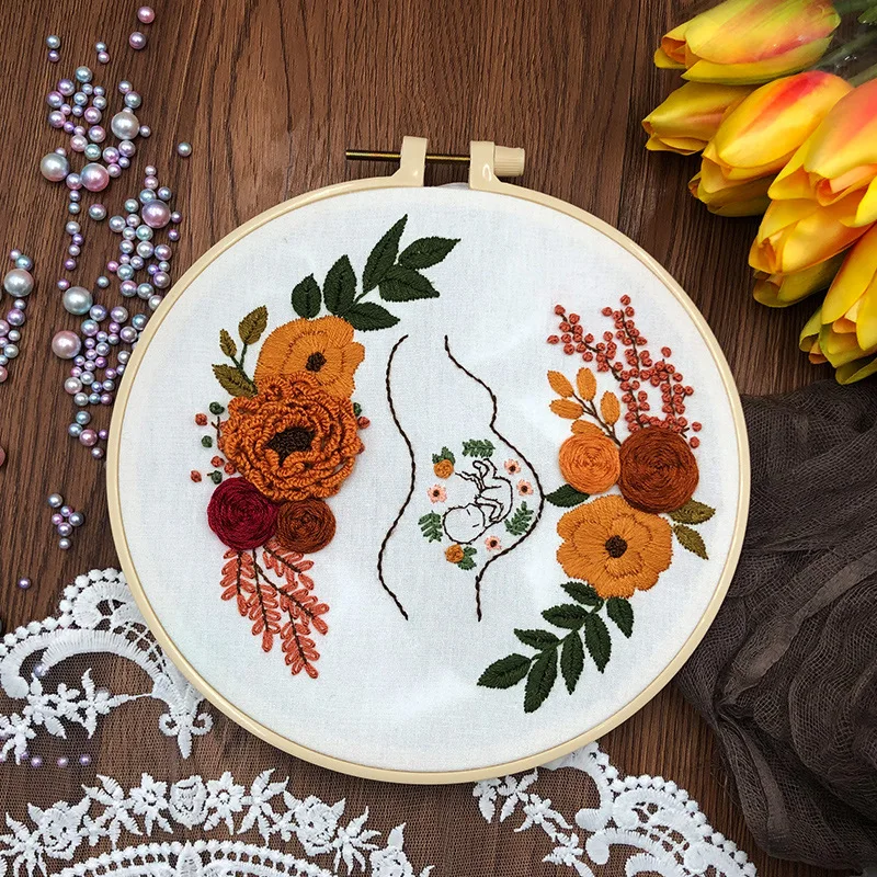 Стартовый Набор для вышивки набор рукоделия круглая вышивка крестом подарок на