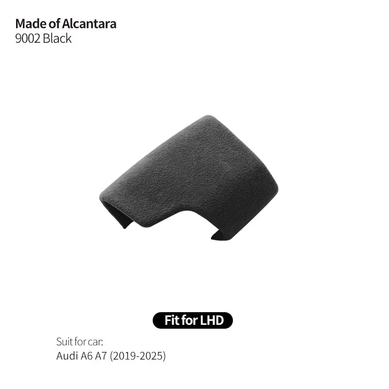 

Для Audi Sport A6 A7 SQ8 RS6 RS7 Q8/S8 Автомобильная ручка переключения передач, крышка панели из алькантары, внутренняя защитная накладка, аксессуары