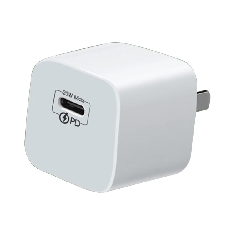 

20W Power Adapter Type C 20W Power Delivery for Home Office Traveling, Power Delivery 100-240V~ 50/60Hz 0.6A Input