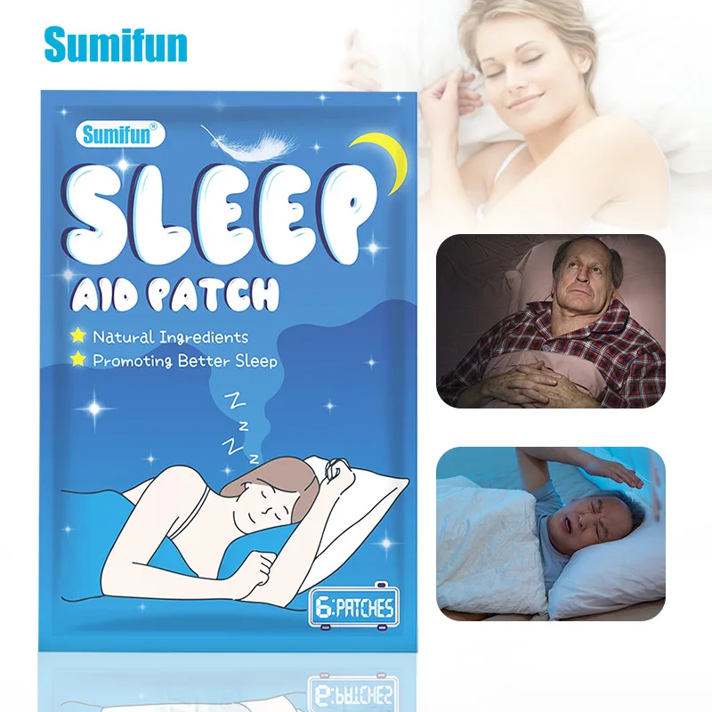 

6/30/60Pcs Sleep Aid Medical Plaster Relieve Stress Anxiety Sticker Improve Sleep Quality Help Sleeping Patch Insomnia Relief