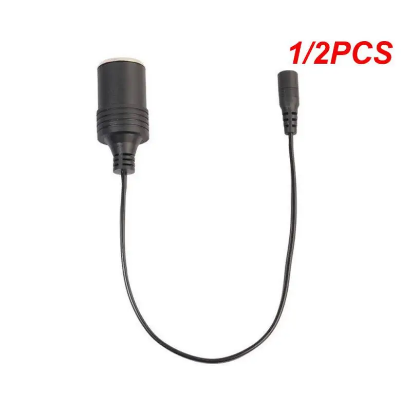 

1/2PCS MAX DC 5.5x2.1mm Male Female to Car Cigarette Lighter Female Socket Power Supply Charger Adapter Cable Wire 40cm