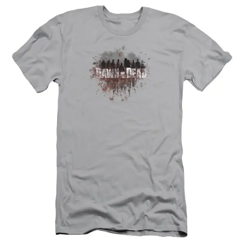 Фото Футболка Dawn Of The Dead Slim Fit с серебристым принтом Splatter №1