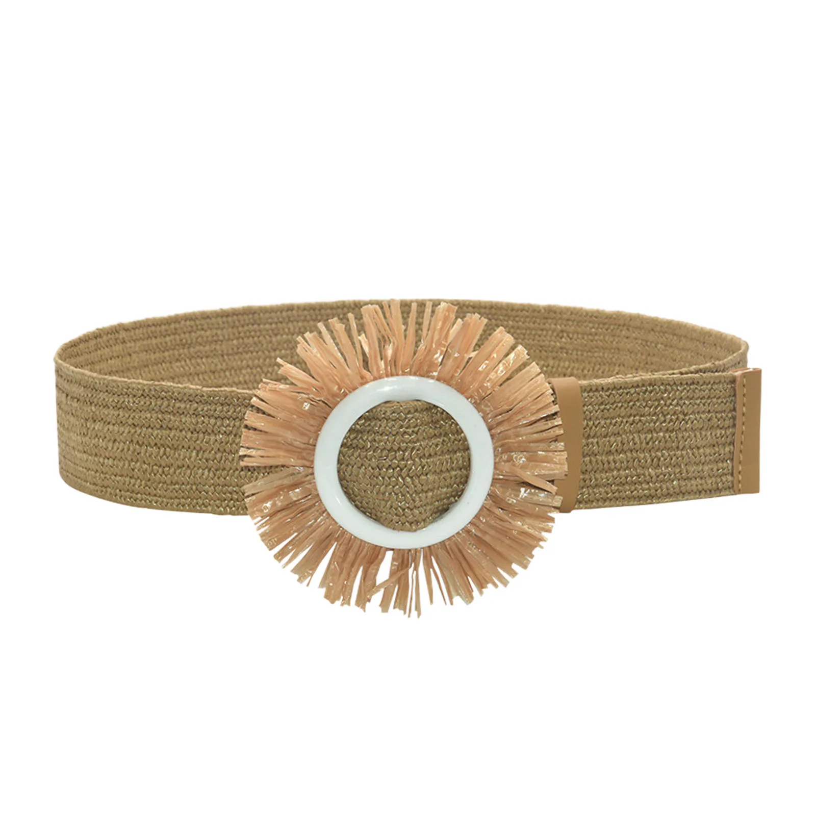 

Belts for Pants Women Belt Straw Woven Elastic Stretch Wide Waist Belts For Dresses With Belts for Pants Outdoor Belts for Men